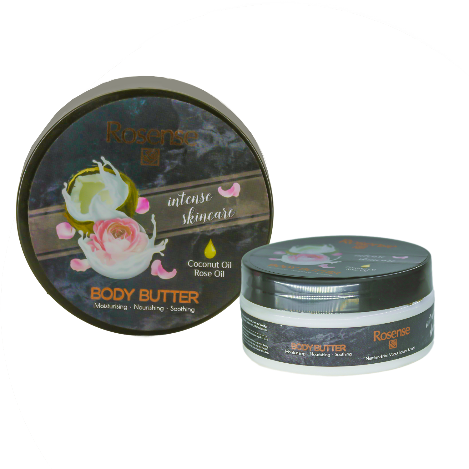 final- RS coconat body butter BODY BUTTER COCONUT & ROSE 150 ML - Image 1